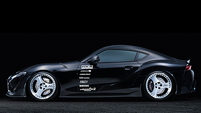 GR SUPRA tuned by HKS<br>Machining & Diamond Cut