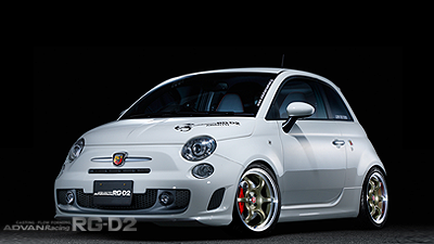 ABARTH 595 tuned by TG KOMAOKA MACHINING &CHAMPAGNE GOLD