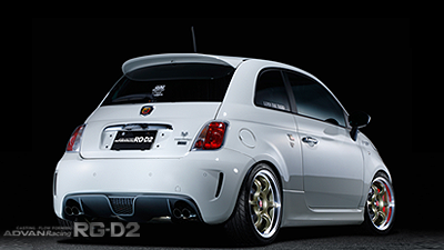 ABARTH 595 tuned by TG KOMAOKA MACHINING &CHAMPAGNE GOLD