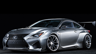 LEXUS RC-F tuned by Nobuteru Taniguchi<br>20inch DIAMOND CUT & HYPER PLATINUM BLACK