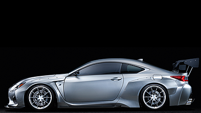 LEXUS RC-F tuned by Nobuteru Taniguchi<br>20inch DIAMOND CUT & HYPER PLATINUM BLACK