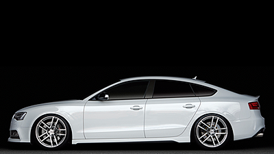 AUDI S5 tuned by Advance-step  PLATINUM BLACK COMBI