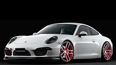 PORSCHE 991 carera S  tuned by VINGTSEPT  PLATINUM RED COMBI