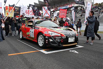 #31 青木孝行選手 (ケーエムエス ADVAN86R)